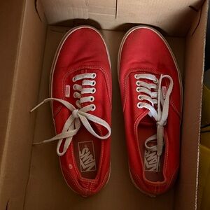 Vans Bold Orange Canvas Sneakers